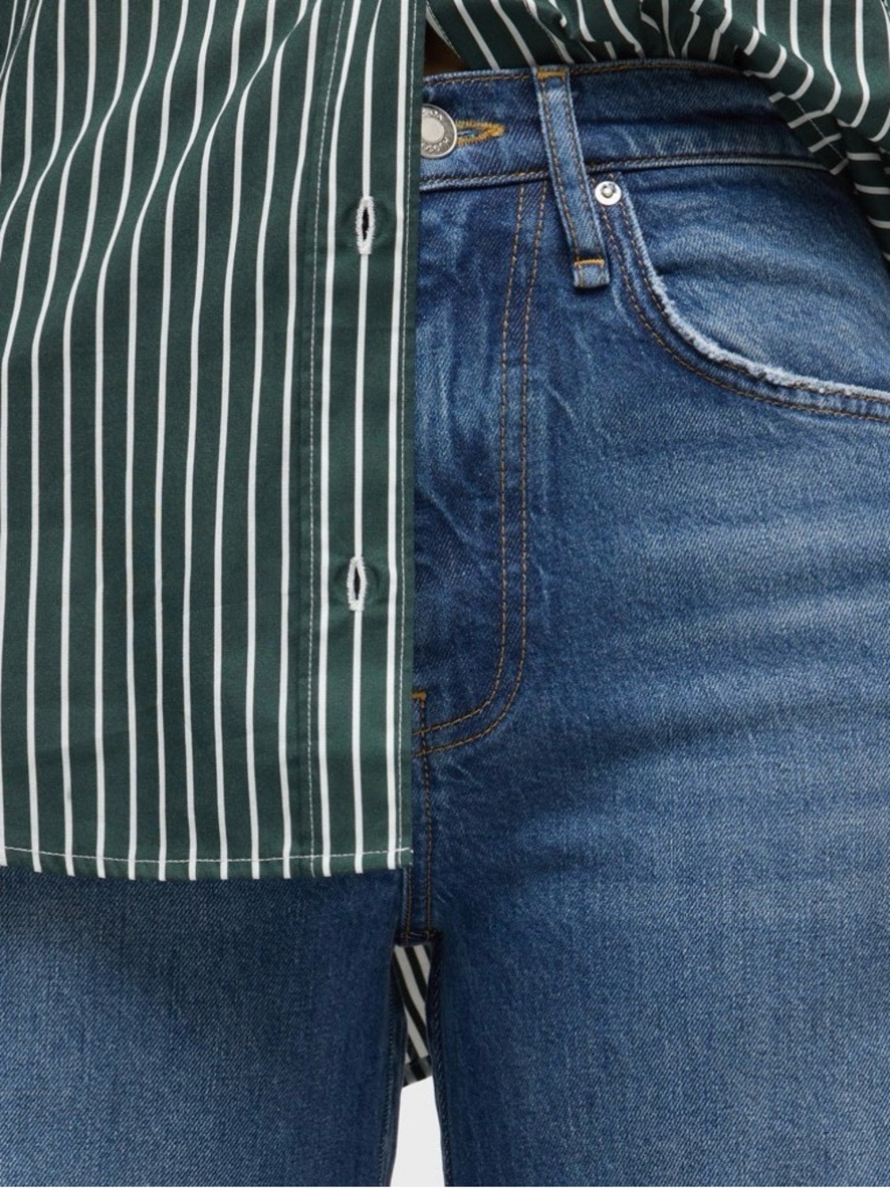 Hudson Jeans Wide-Leg Jeans in Glee Blue - Picture 4 of 6